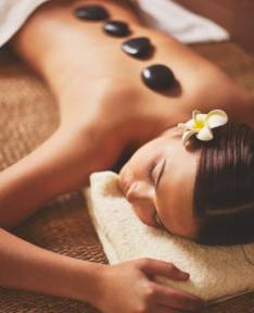 Massage pierres chaudes